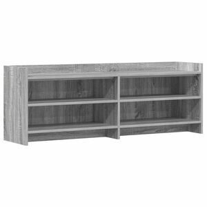 vidaXL ТВ шкаф 135 x 33 x 47 см Сив Сонома Инженерна дървесина