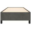 vidaXL Рамка за легло без матрак, тъмносива, 100x200 см, кадифе