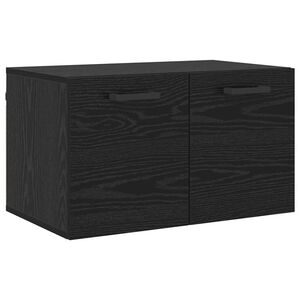 vidaXL Стенно шкафче 60 x 36,5 x 35 cm Инженерна дървесина Черния дъб