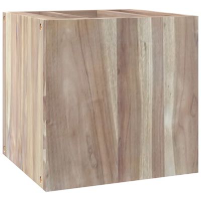 vidaXL Стенен шкаф за баня, 41x38x40 см, тиково дърво масив