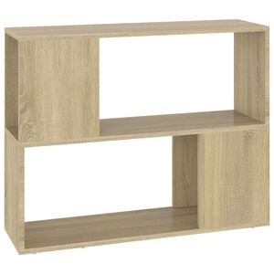 vidaXL ТВ шкаф, дъб сонома, 80x24x63 см, инженерно дърво