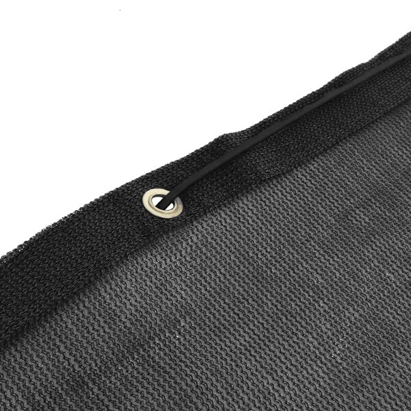 vidaXL Мрежа за ремарке, HDPE, 2,5x3,5 м, черна