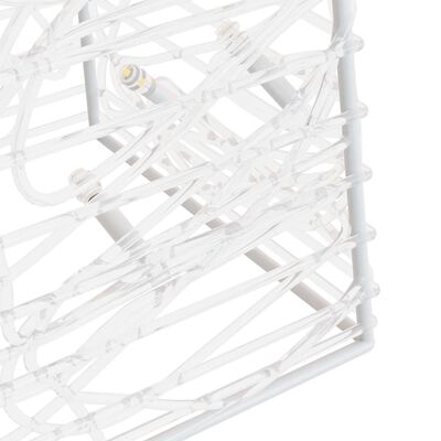 vidaXL Комплект декорация LED конуси, топло бели, 30/45/60 см, акрил