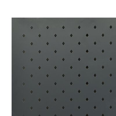 vidaXL Параван за стая, 5 панела, антрацит, 200x180 см, стомана