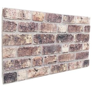 vidaXL Стенни панели 10 бр. 100 x 50 cm Тъмен кафяв EPS пяна