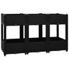 vidaXL Повдигната леха, 120x40x71 см, полипропилен