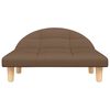 vidaXL Кучешко легло кафяво 70x52x30 см текстил