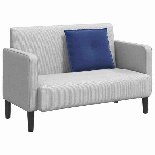 vidaXL Възглавница за гръб Полицейско синьо 60 x 50 cm Кордюрова тъкан