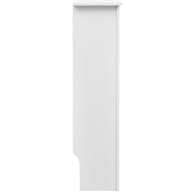 Бяла MDF декоративна решетка за отопляващ радиатор, 152 см