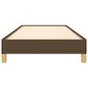 vidaXL Рамка за легло без матрак, тъмнокафява, 90x200 см, плат
