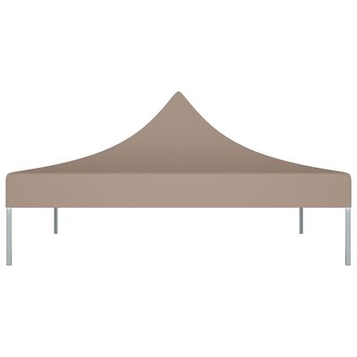 vidaXL Покривало за парти шатра, 3х3 м, таупе, 270 г/м²