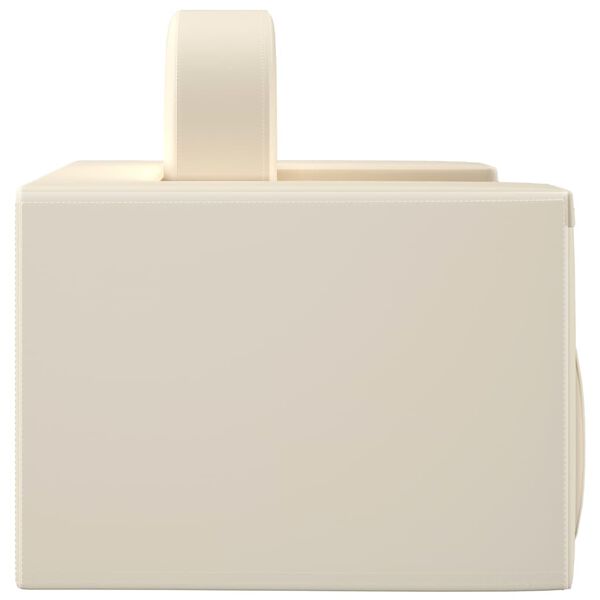 vidaXL 2-в-1 детски диван, бял, изкуствена кожа