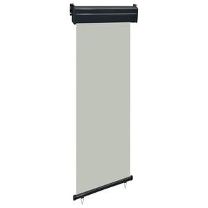 vidaXL Вертикална тента за балкон, 65x250 см, сива