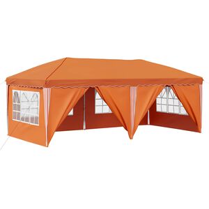 vidaXL Поп-ъп парти палатка 575 x 288 x 245 см Оранжево