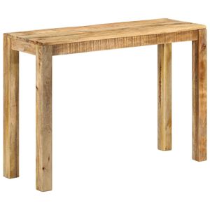 vidaXL Конзолна маса, 110x35x76 см, грубо мангово дърво