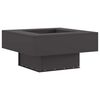vidaXL Котел за огън Черно 60 x 60 x 30 cm Патинираща стомана