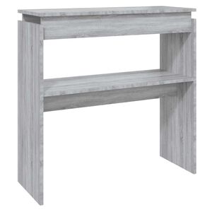 vidaXL Конзолна маса, сив сонома, 80x30x80 см, инженерно дърво