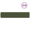 vidaXL Ограда за трева 10 бр. 20 x 103 cm Студено валцована стомана