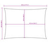 vidaXL Платно-сенник, Оксфорд плат, правоъгълно, 2,5x4,5 м, червено