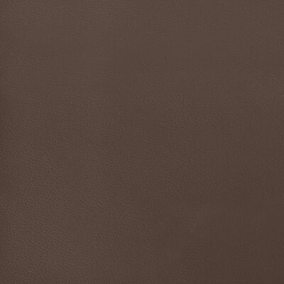vidaXL Горна табла с уши, кафява, 83x23x78/88 см, изкуствена кожа