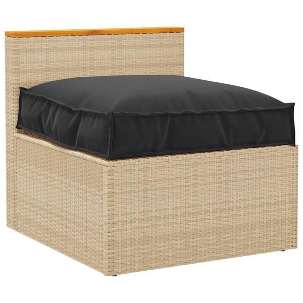 vidaXL Възглавница Черно 70 x 70 x 12 cm Оксфордска тъкан