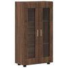 vidaXL Служебен шкаф FLORIN 55,5 x 29 x 100 см Кафяв дъб