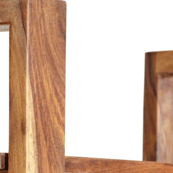 vidaXL Етажерка за книги, 60x38x160 см, акациево дърво масив