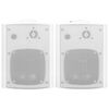 vidaXL Стенни стерео високоговорители 2 бр бели вътрешни/външни 100 W