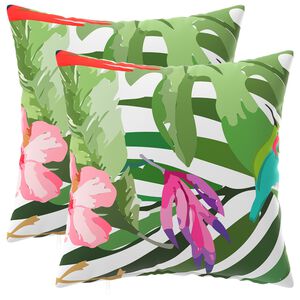 vidaXL Калъфка за възглавница 2 pcs HEERLEN Черно 30 x 30 cm Полиестер