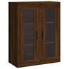vidaXL Стенен шкаф кафяв дъб 69,5x34x90 см