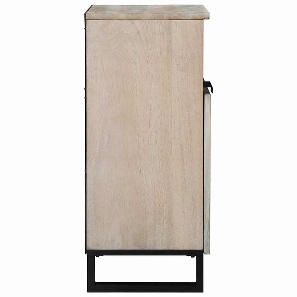 vidaXL Шкафове и стелажи за съхранение на медии Бял и черен