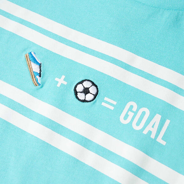 Детска тениска, аква, 92