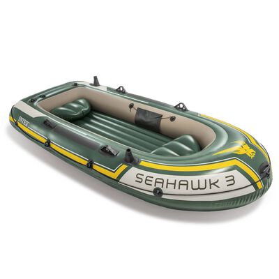 Intex Комплект надуваема лодка Seahawk 3, 295x137x43 см, 68380NP
