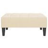 vidaXL Табуретка, кремава, 78x56x32 см, кадифе