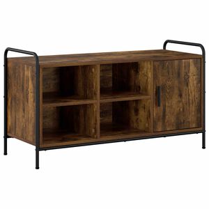 vidaXL Шкаф за обувки 100 x 39,5 x 55,5 см Инженерна дървесина