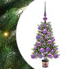 vidaXL Коледно дърво Зелен 65 cm ПЕ
