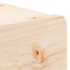 vidaXL Нощно шкафче 2 pcs Кафяво 44 x 32,5 x 40 см Борово дърво масив