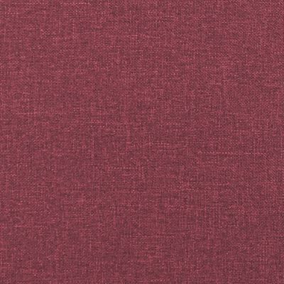 vidaXL Кресло, виненочервено, 60 см, текстил