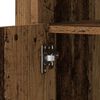 vidaXL Страничен шкаф Старо дърво 41 x 37 x 67 см Инженерно дърво