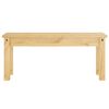 vidaXL Трапезна пейка "Panama" 105x30x45 см бор масив