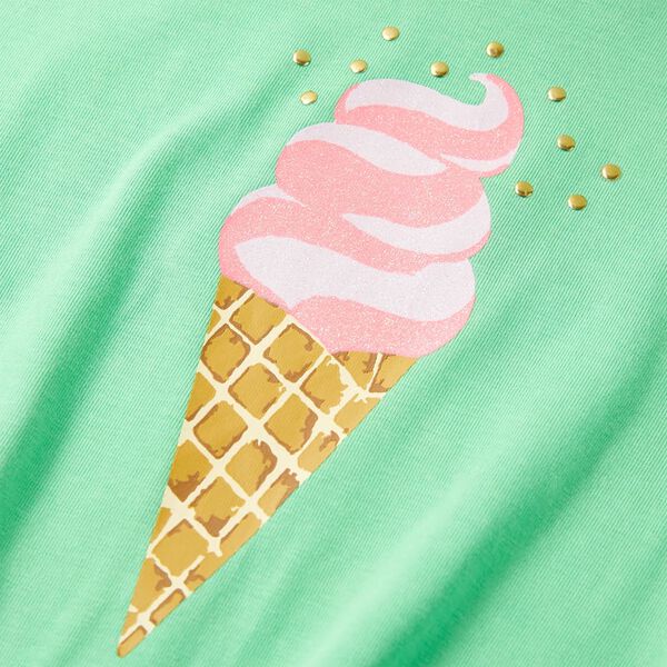 Детска тениска, светлозелена, 140