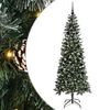 vidaXL С изкуствено коледно дърво Зелено 210 cm