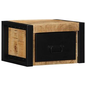 vidaXL Нощно шкафче 40x35x25 cm Масивна груба дървесина Манго