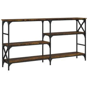 vidaXL Конзолна маса, опушен дъб, 150x29x76,5 см, инженерно дърво