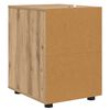 vidaXL Шкаф за съхранение Дъб 40 x 48 x 57 см Инженерно дърво
