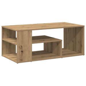 vidaXL Кафе маса, дъб сонома, 100x50x40 см, инженерно дърво