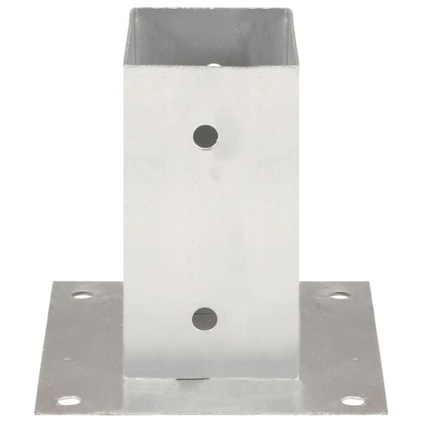 vidaXL Анкери за огради, 4 бр, поцинкован метал, 71 мм