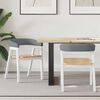vidaXL Обедени столове 2 pcs Бяло 54 x 57 x 73 см