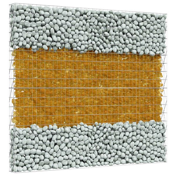 vidaXL Градински камъни Кафяво 12 cm Стъкло