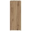 vidaXL Стойка за чадър Дъб 25 x 24,5 x 64 см Инженерно дърво